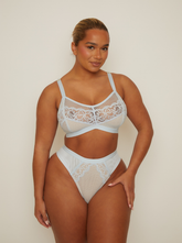 Frankie Bralette & Brief Set : Ballad Blue