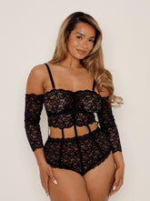 Alix Bodysuit : Midnight Black