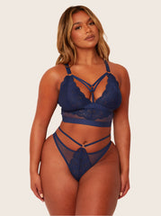 Brooke Bralette & Brief Set : Oceanic Blue