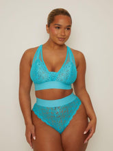 Hallie Bralette & Brief Set : Bluebird Blue