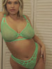 Aphrodite Bra & Brief Set : Apple Green