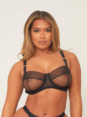 Raya Bra Bundle : Black & Cobalt