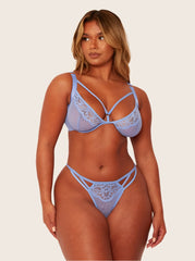 Artemis Plunge Bra : Carolina Blue