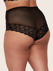 Bellatrix midnight black sexy full coverage brief