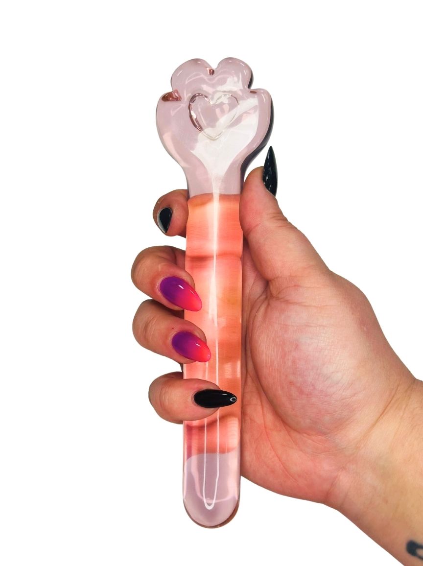 Paws on Entry : Pink Glass