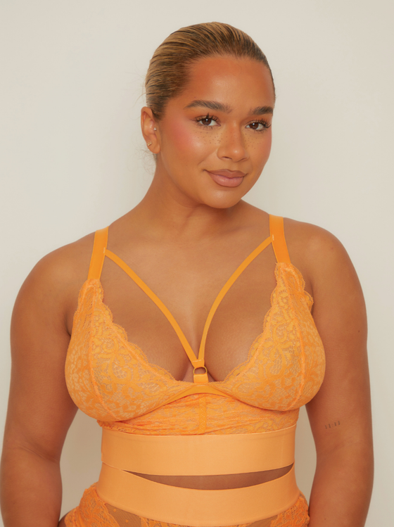 Gia Bralette : Sunburst Orange