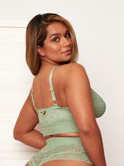 Gia Bralette : Basil Green