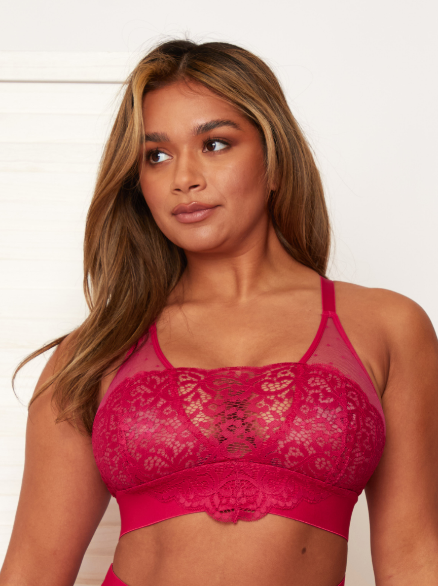 Beccs Bralette : Very Cherry