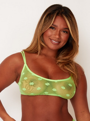 Drew Bralette : Apple Green