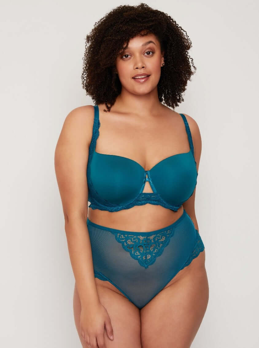 Daley Lace Set : Blue Coral