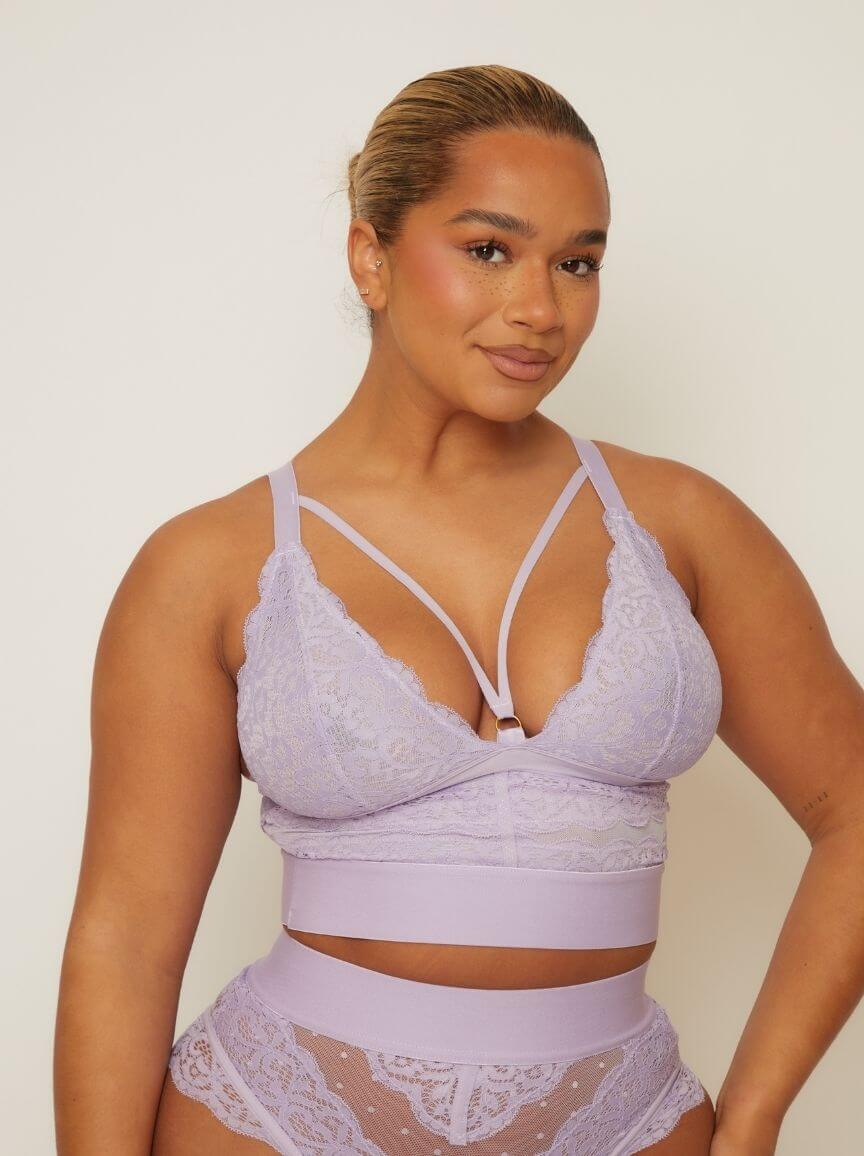 Gia Bralette : Soft Lavender