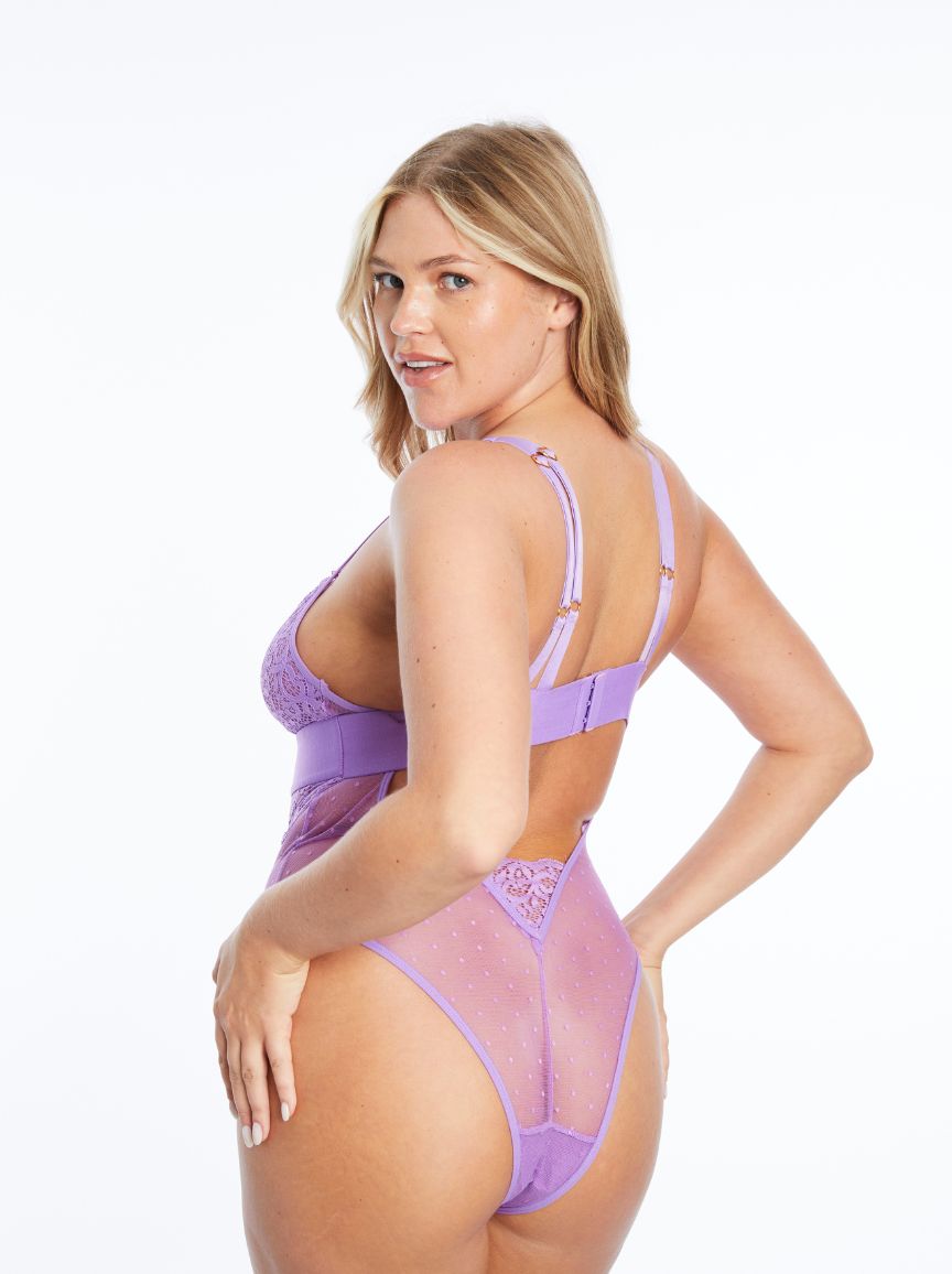 Mila Bodysuit : Amethyst Orchid