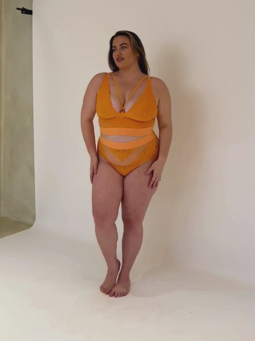 Gia Bralette : Sunburst Orange