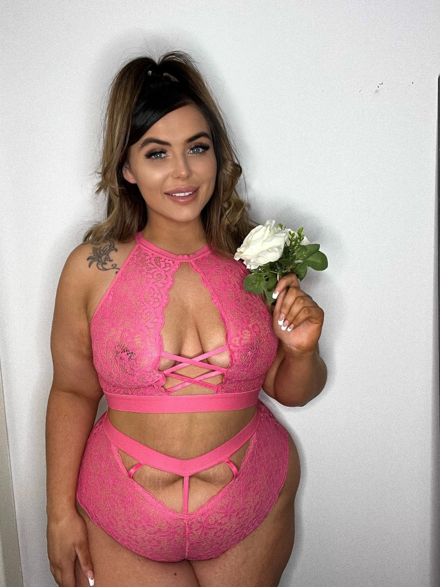 Elektra Bralette : Rose Pink