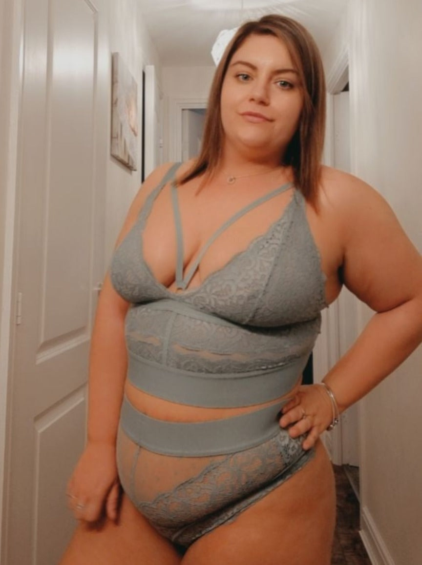 Gia Bralette : Basil Green